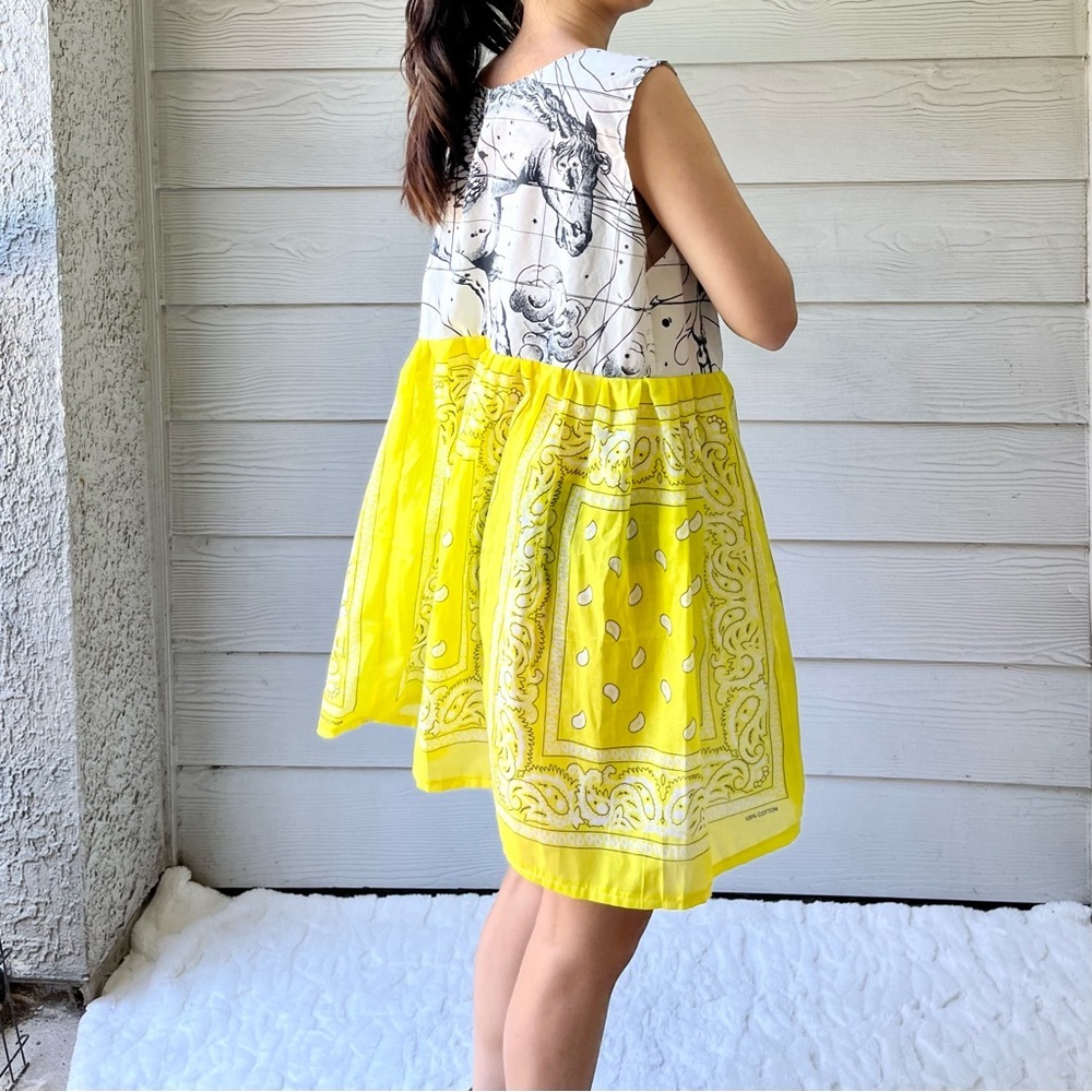 Vintage Fabric | Handmade Myth The Astrological Star Signs Dress SKU 08171 - Picture 4 of 14